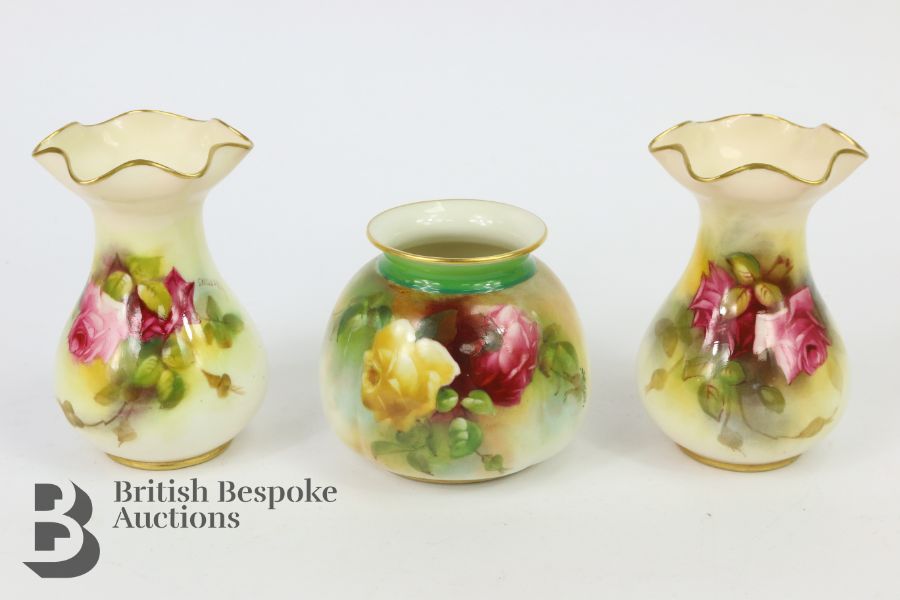 Royal Worcester Vases - Image 2 of 9