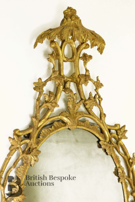 George III Giltwood and Gesso Wall Mirror - Image 12 of 13