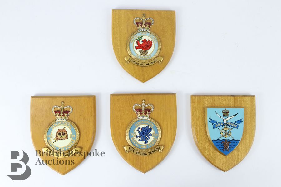 Four Royal Airforce Shields