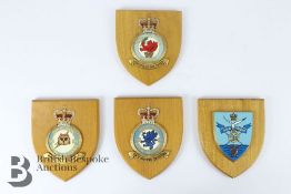 Four Royal Airforce Shields