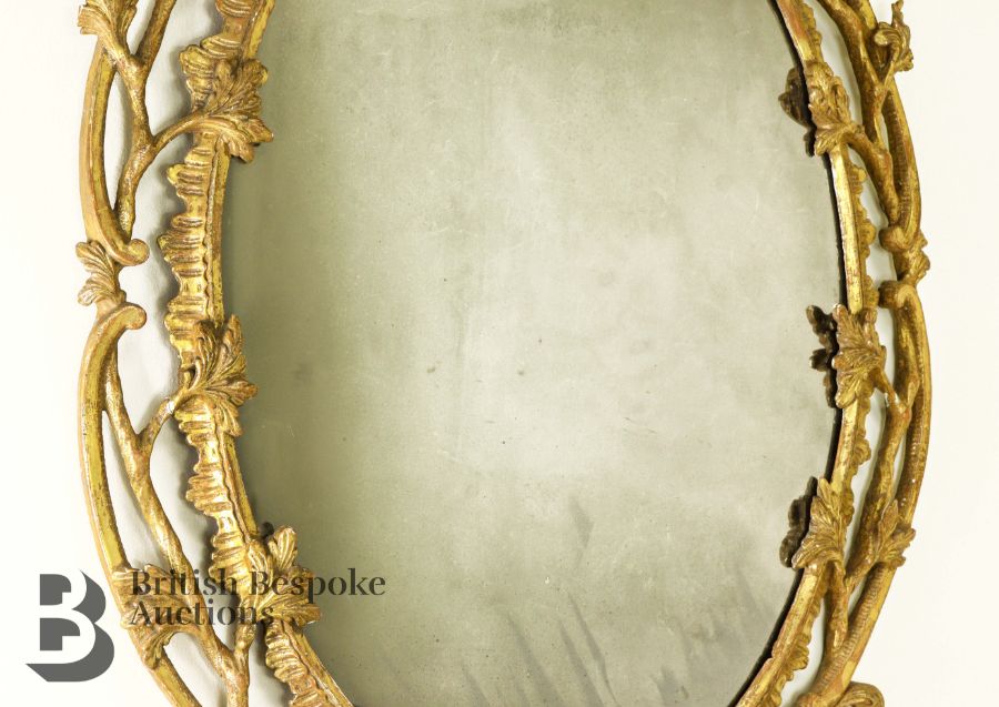 George III Giltwood and Gesso Wall Mirror - Image 11 of 13