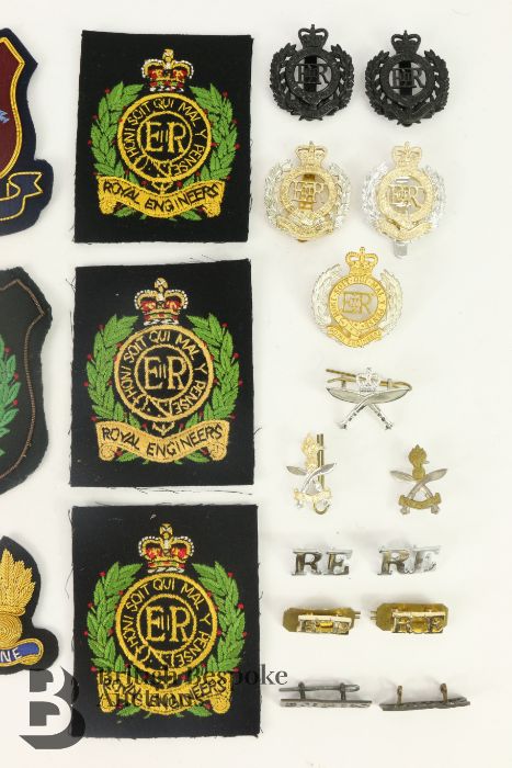 Collection of Royal Engineers Insignia - Image 2 of 14