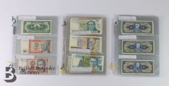 Quantity of Brazil and Peru Banknotes