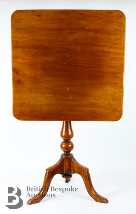 Mahogany Tilt-top Table