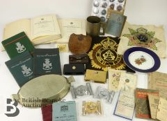 Various Items of Militaria