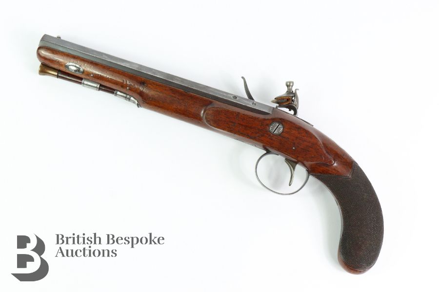 English Flintlock Dueling Pistol - Thomas Richards - Image 2 of 9