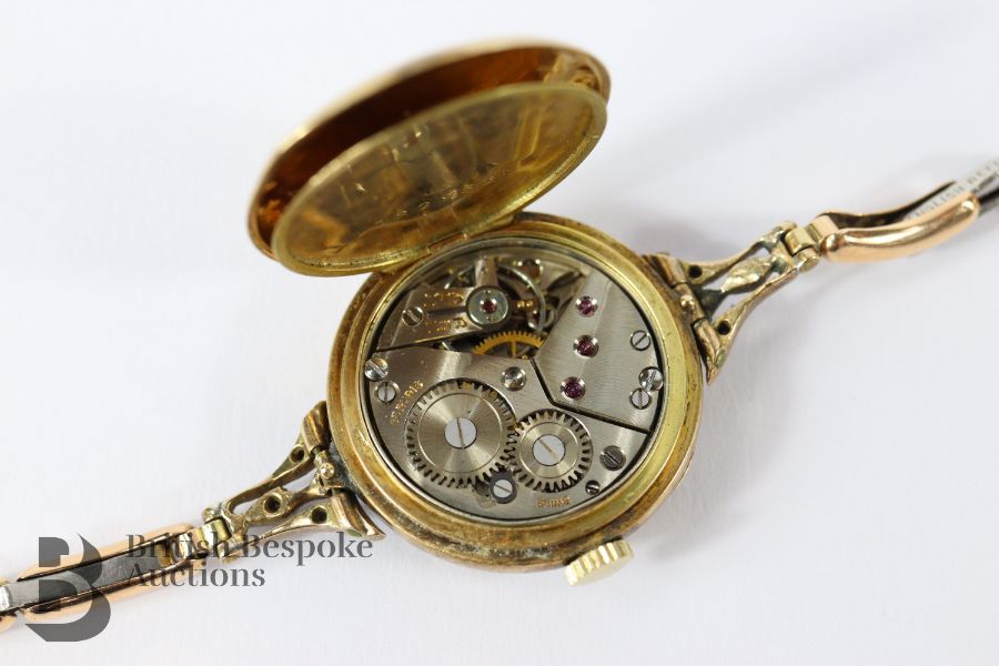 Edwardian 18ct Gold Diamond Wrist Watch - Image 10 of 10