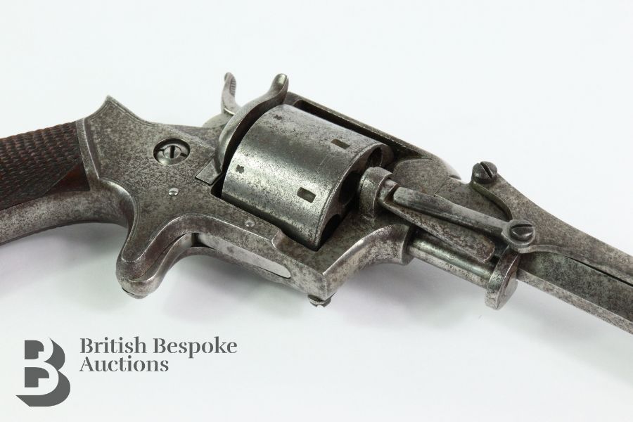 Unnamed English 7-Shot Percussion Revolver - Image 3 of 7