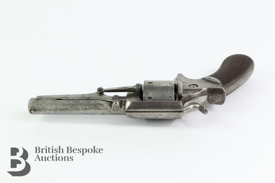 Unnamed English 7-Shot Percussion Revolver - Image 6 of 7