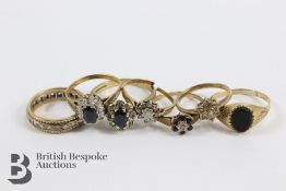 Collection of 9ct Gold Rings
