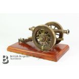 Desk Ornament Model of a Napoleonic Field Gun