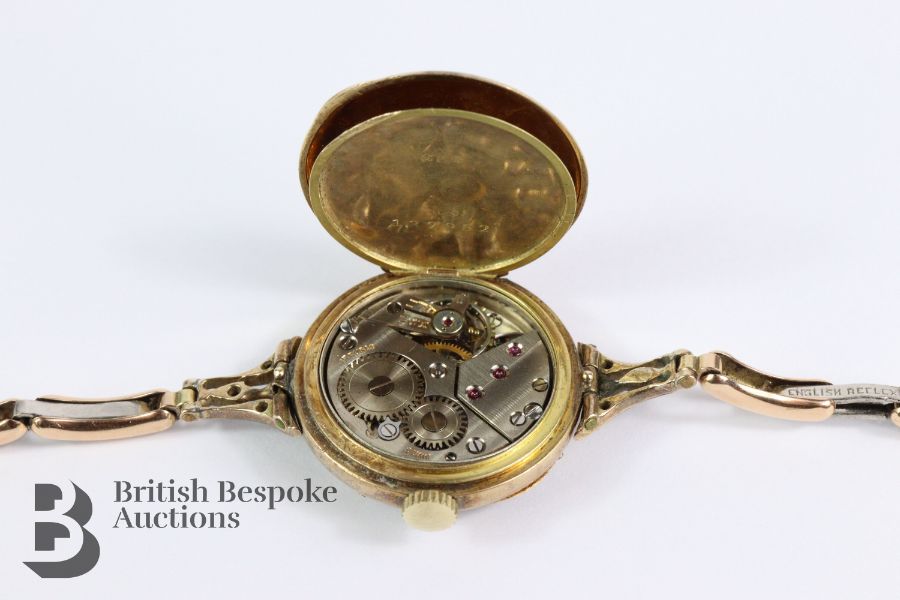 Edwardian 18ct Gold Diamond Wrist Watch - Image 5 of 10