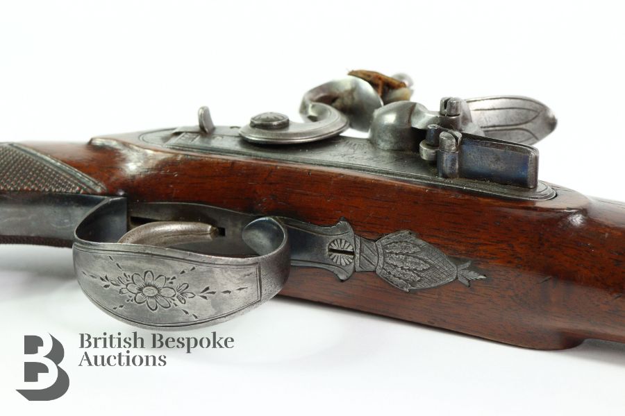 English Flintlock Dueling Pistol - Thomas Richards - Image 7 of 9