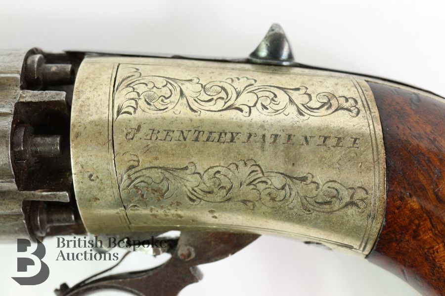 Bentley Patent 6-Shot Percussion Pepper Box Pistol 'Tuteneg' - Image 4 of 6