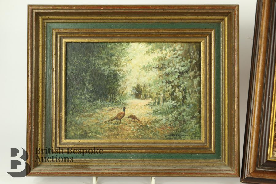 Berrisford Hill (1930 - ) Oil on Canvas and Two Others - Image 2 of 10
