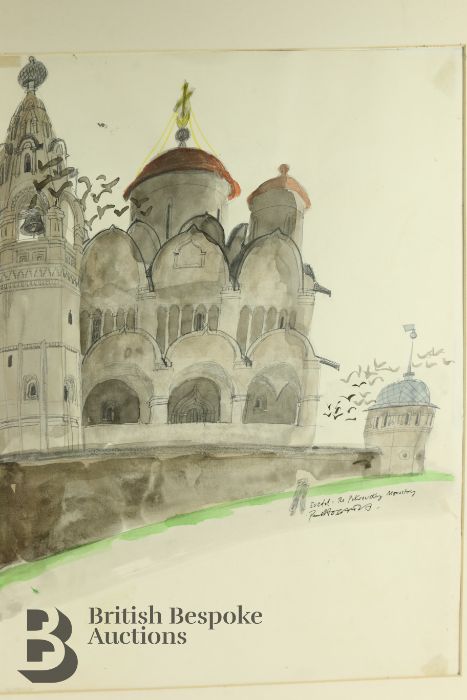 Paul Hogarth OBE, RA (1917-2001) Watercolour - Image 4 of 9