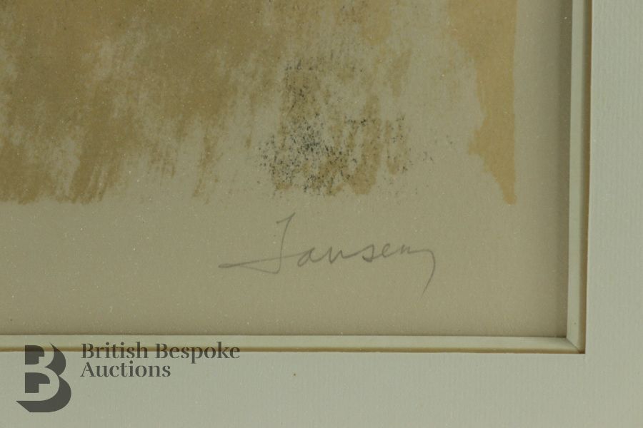 Jean Leon Jansen (1920-2013) Limited Edition LIhograph - Image 3 of 4