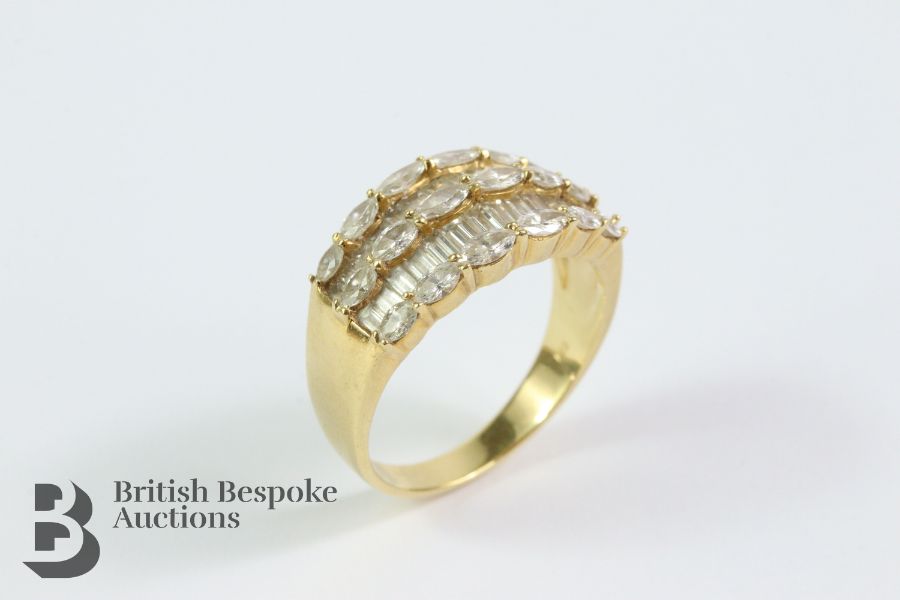 18ct Yellow Gold Diamond Ring