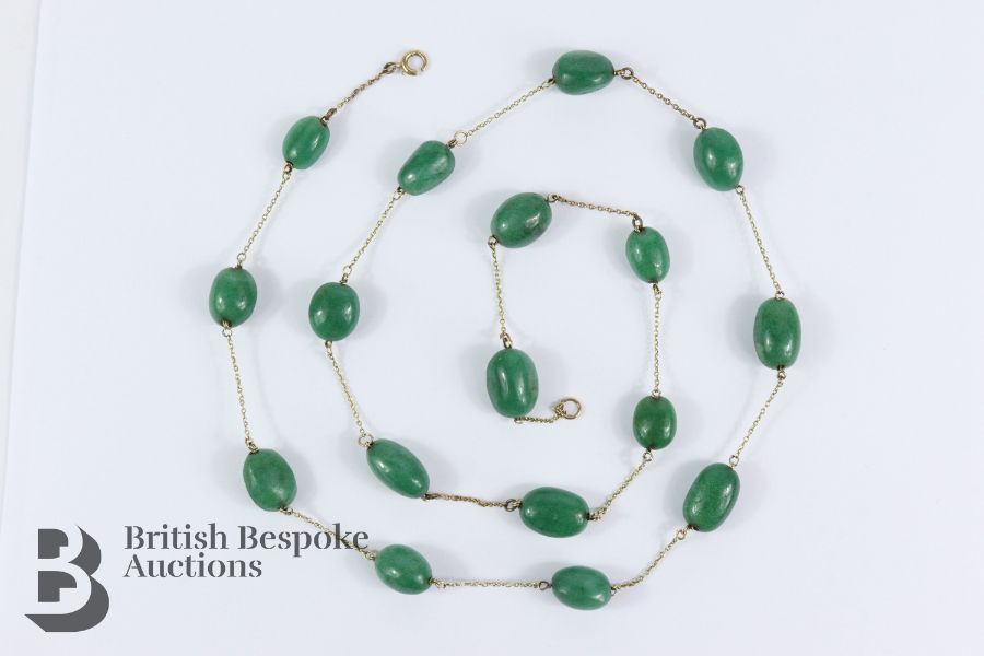 Jade Bead Necklace