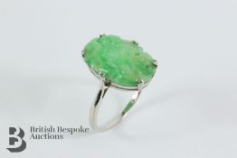 9ct Jade Ring