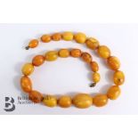 Antique Graduated Amber Necklace