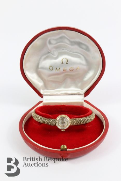 Lady's 9ct Gold Omega Wrist Watch - Image 3 of 6