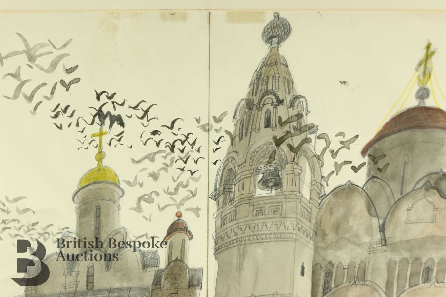 Paul Hogarth OBE, RA (1917-2001) Watercolour - Image 8 of 9