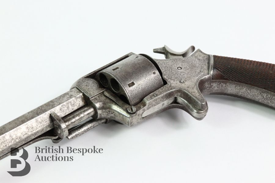 Unnamed English 7-Shot Percussion Revolver - Image 7 of 7