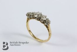 18ct Yellow Gold Diamond Ring