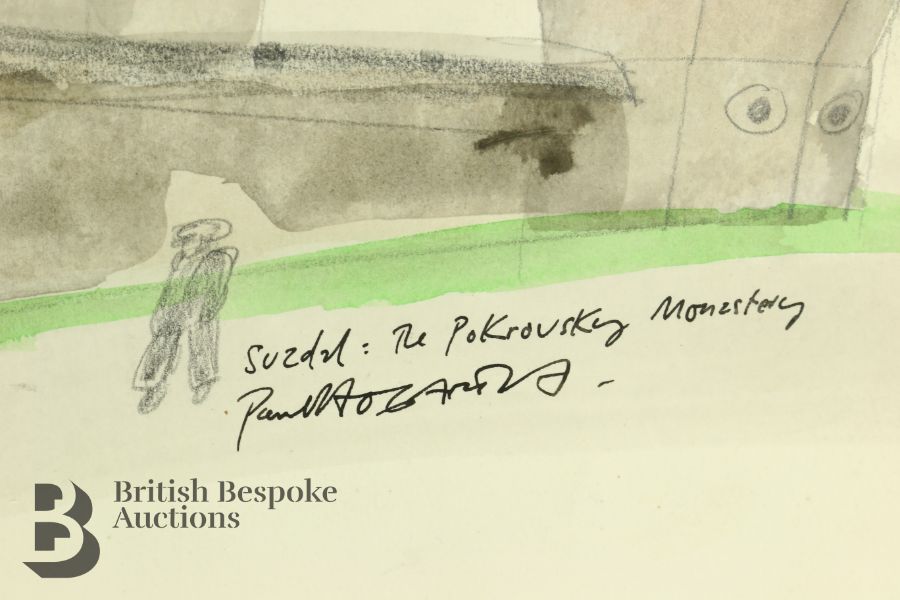 Paul Hogarth OBE, RA (1917-2001) Watercolour - Image 7 of 9