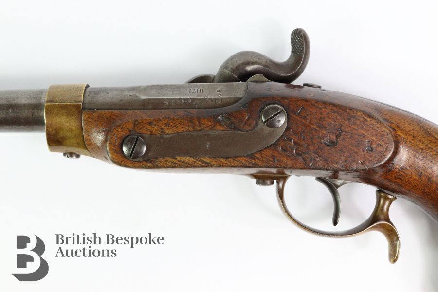 Austro-Hungarian Percussion Military Pistol - Image 7 of 9