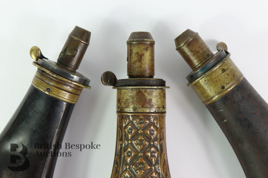 J.W Hawksley Powder Flasks - Image 6 of 6