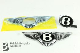 Bentley Wings Badges - Front and Rear