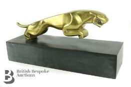 Large Jaguar Leaping Cat Display Mascot c1950s