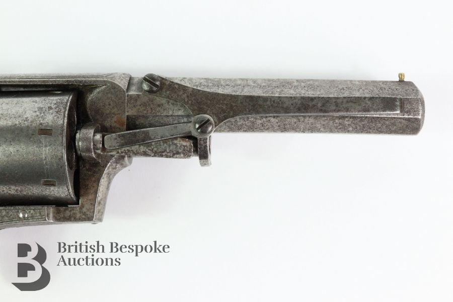 Unnamed English 7-Shot Percussion Revolver - Image 4 of 7