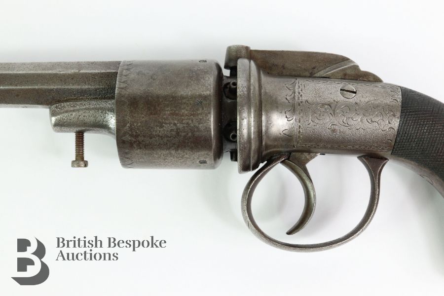 Unnamed Steel Framed Transitional Six-Shot Percussion Revolver - Image 3 of 7