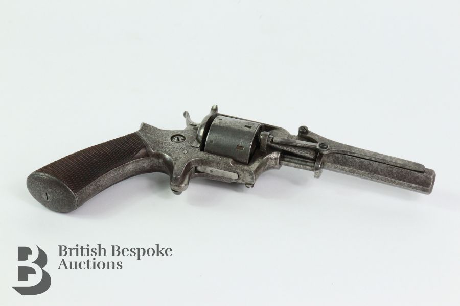 Unnamed English 7-Shot Percussion Revolver - Image 5 of 7