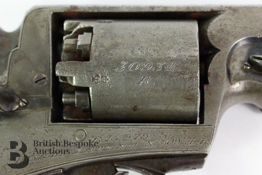 Adam's Patent Percussion Revolver - Image 5 of 18