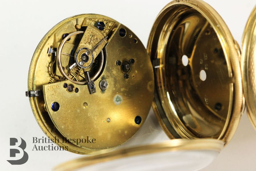 18ct Yellow Gold Open Faced Pocket Watch - Image 8 of 8