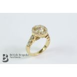 14ct Yellow Gold Diamond Ring