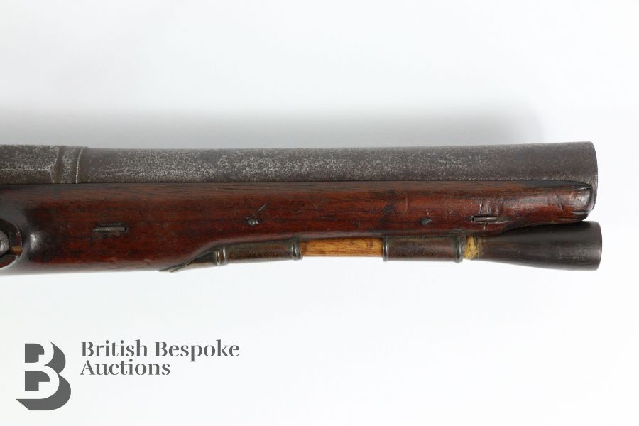 English Brass Mounted Officers Pistol - Bailey, London - Image 5 of 9