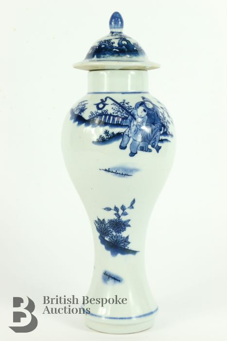 Chinese Blue and White Vase - Image 3 of 10