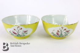 Pair of Chinese Porcelain Bowls