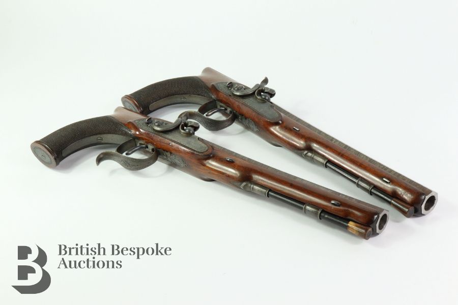 Fine Cased Pair of Percussion Target Pistols - Image 25 of 25