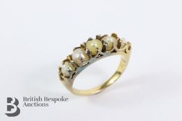 14/15ct Gold Pearl Ring