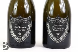 Two Dom Perignon 1996 Champagne