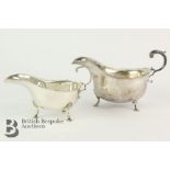 Elizabeth II Silver Gravy Boat