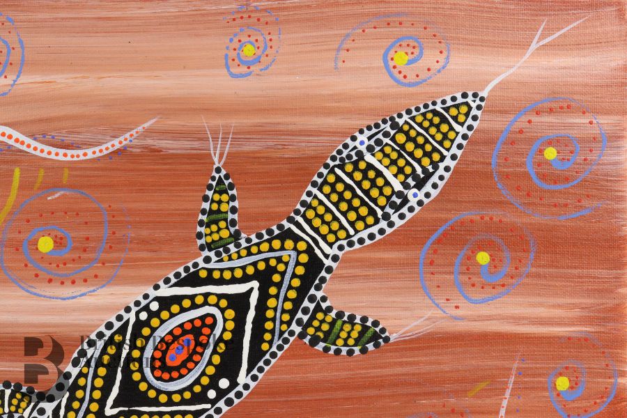 Stephen Larcombe (Goompi Ugerabah) Aboriginal Painting