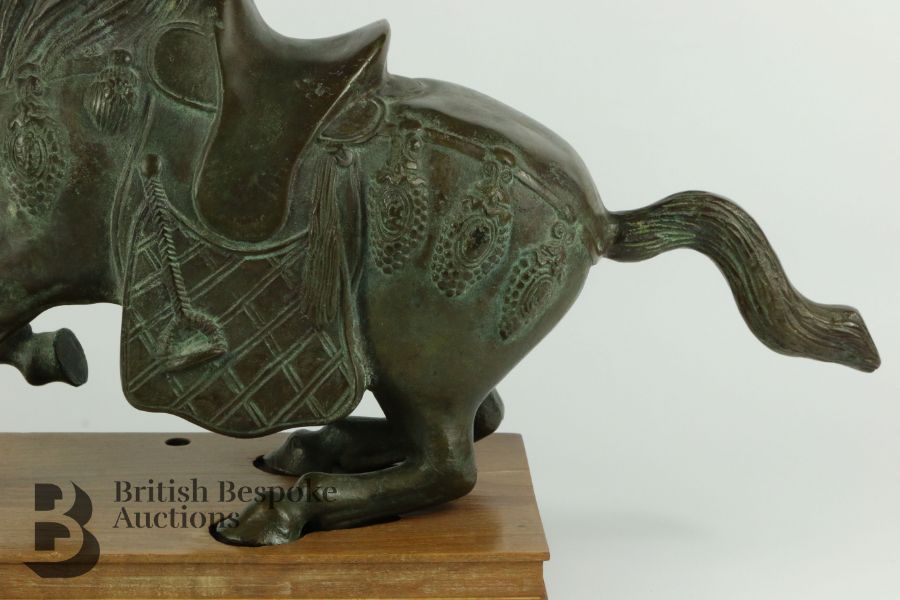 Chinese Bronze Equine Figure - Image 3 of 11