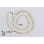 Graduated Cultured Pearl Necklace